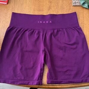 Inaka Power Women's Deep Purple Bike Shorts